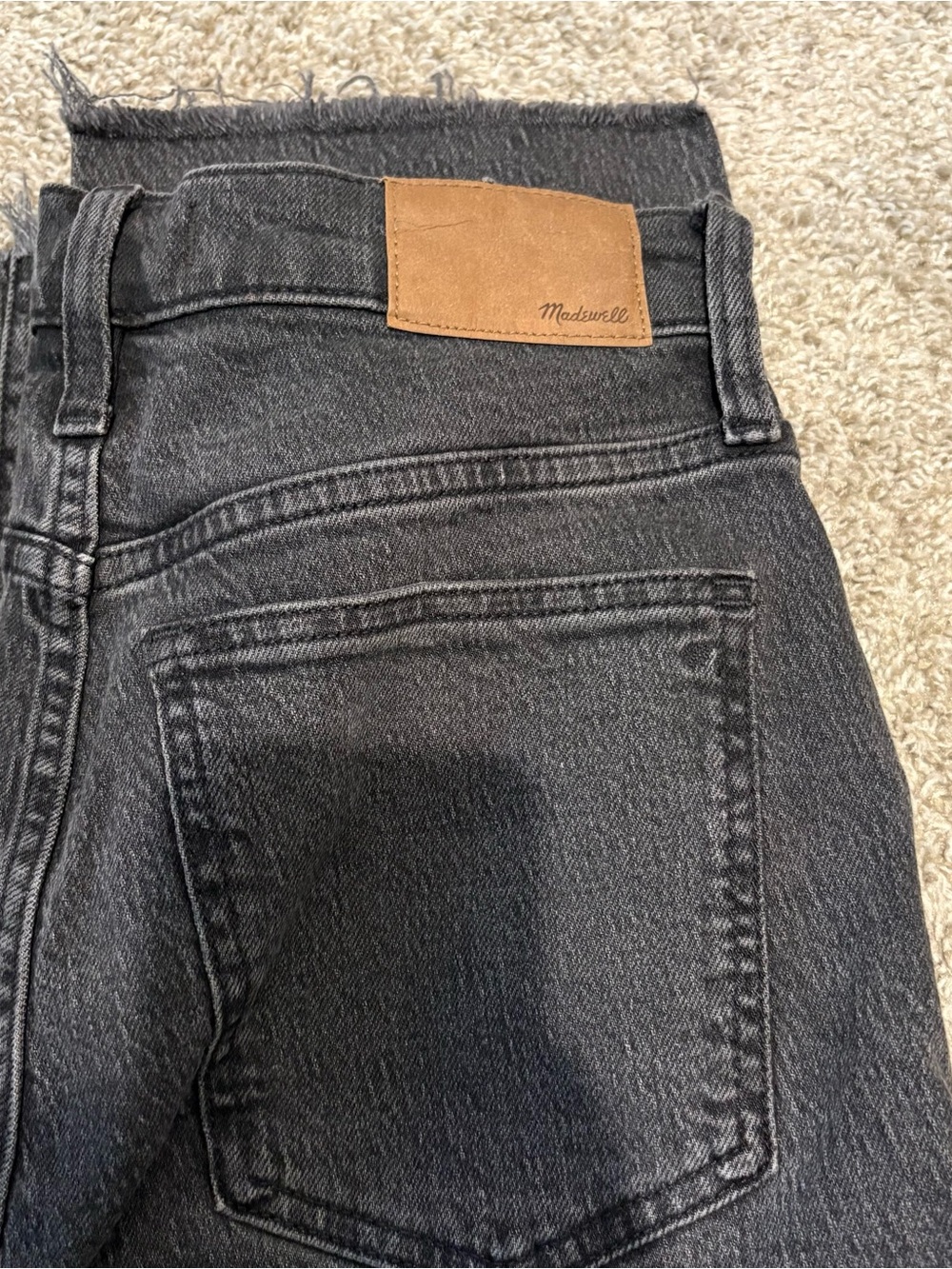 Madewell Men's Black Bootcut Jeans - Slightly Faded Finish - Picture 5 of 5